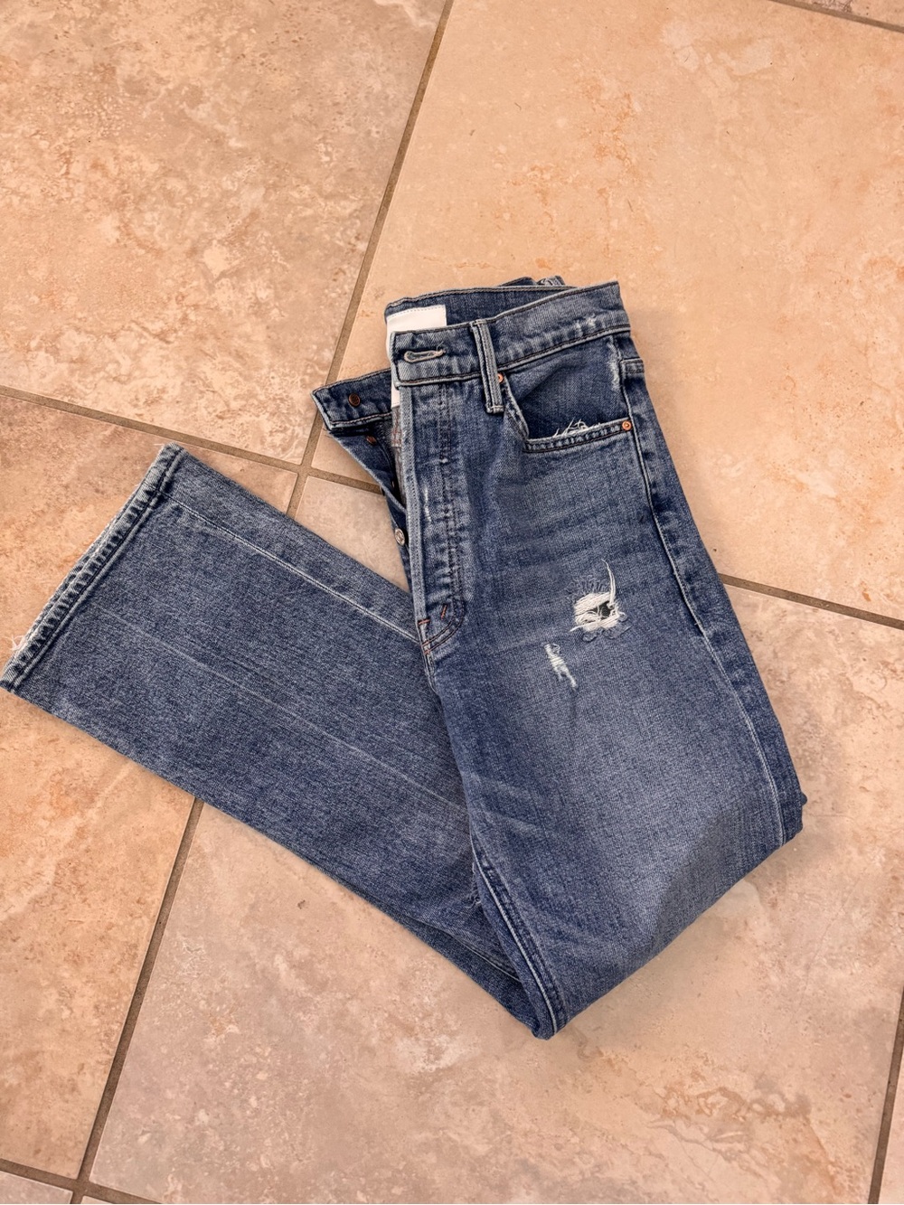 Mother The Tipper jeans.